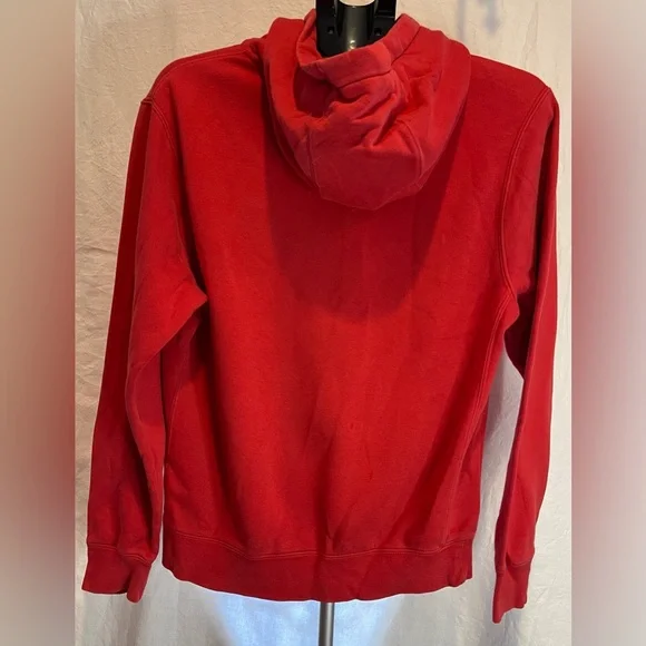 Men’s Nike Sportswear Club Fleece Red Pullover Hoodie Small - Picture 4 of 7